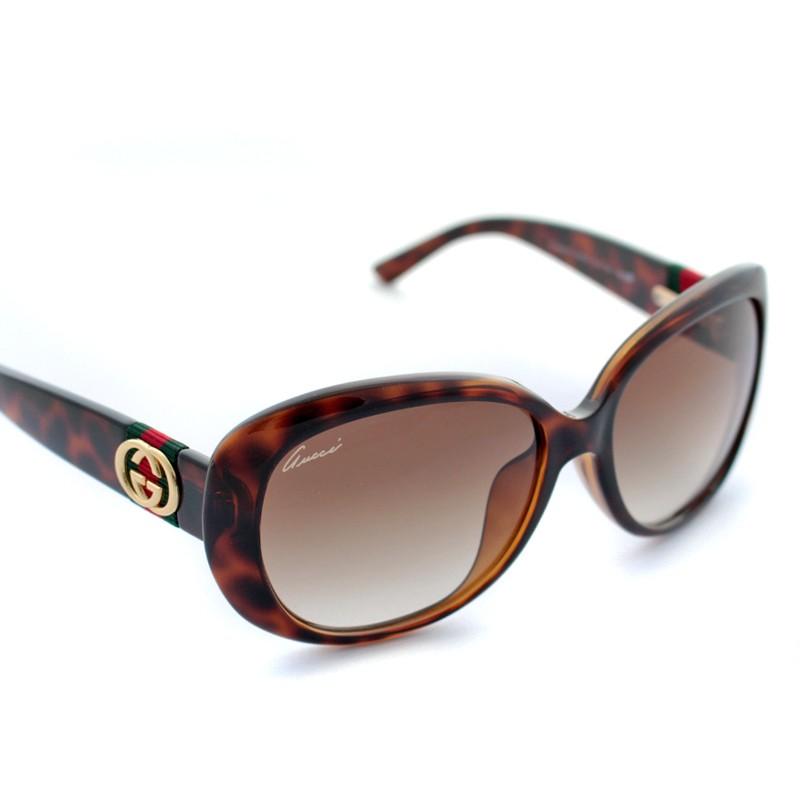 専門ショップ Gucci グッチ 美品 中古 Gg3660 シェリーライン アジアンフィット Gg ブラウン メンズ レディース サングラス セルフレーム グッチ 送料無料 財布 帽子 ファッション小物 Dagl Tg