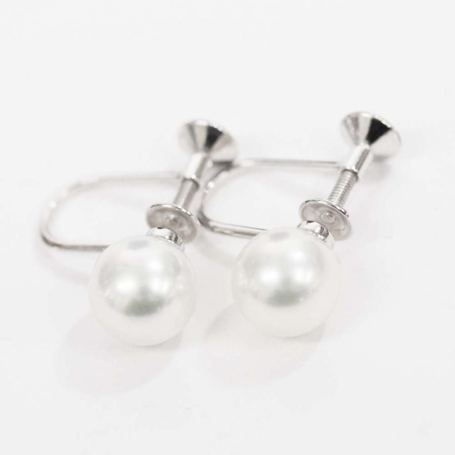 卸し売り購入 ミキモト アコヤ パール イヤリング 8mm超え あこや 真珠