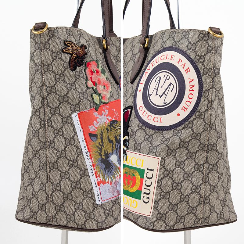 GUCCI グッチ GGスプリーム クーリエ トートバッグ ソフト 2way GUCCI グッチ GGスプリーム クーリエ トートバッグ ソフト 2way