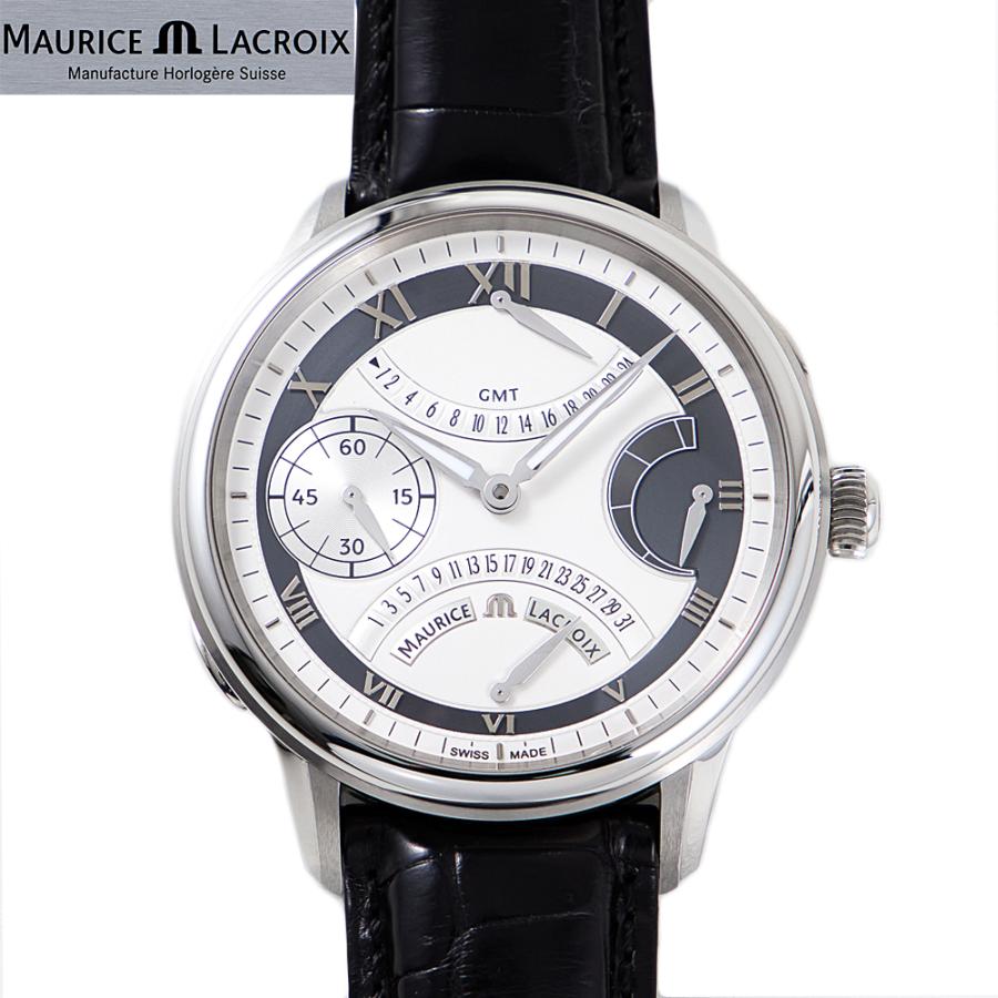 【未使用】 モーリス・ラクロア MAURICE LACROIX マスターピース ダブルレトログラード MP7218-SS001-110 ホワイト 腕時計 ギャランティ | モーリス・ラクロア