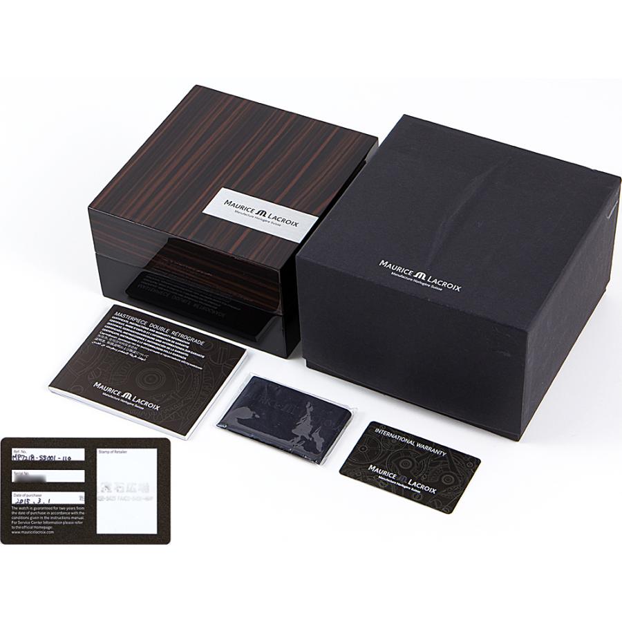 【未使用】 モーリス・ラクロア MAURICE LACROIX マスターピース ダブルレトログラード MP7218-SS001-110 ホワイト 腕時計 ギャランティ | モーリス・ラクロア | 01