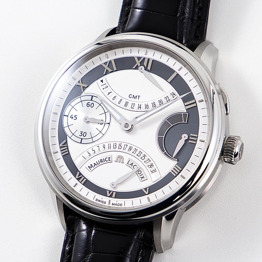 【未使用】 モーリス・ラクロア MAURICE LACROIX マスターピース ダブルレトログラード MP7218-SS001-110 ホワイト 腕時計 ギャランティ | モーリス・ラクロア | 02