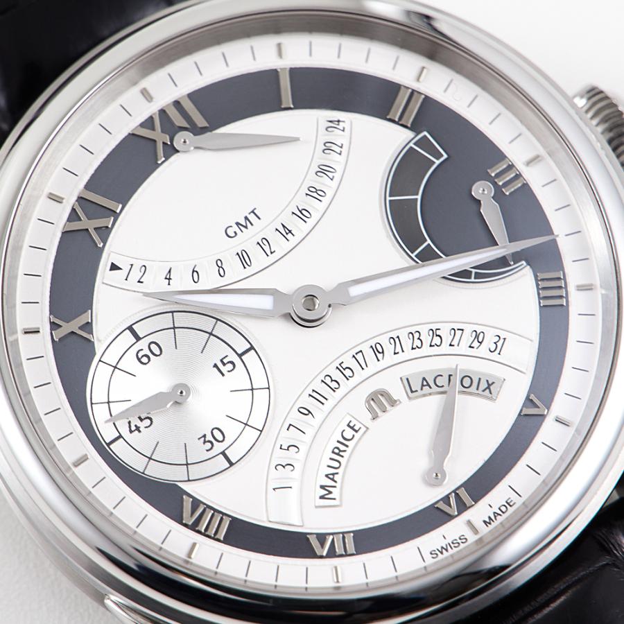 【未使用】 モーリス・ラクロア MAURICE LACROIX マスターピース ダブルレトログラード MP7218-SS001-110 ホワイト 腕時計 ギャランティ | モーリス・ラクロア | 03
