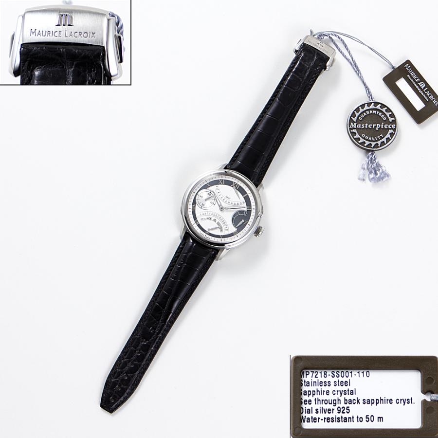 【未使用】 モーリス・ラクロア MAURICE LACROIX マスターピース ダブルレトログラード MP7218-SS001-110 ホワイト 腕時計 ギャランティ | モーリス・ラクロア | 06