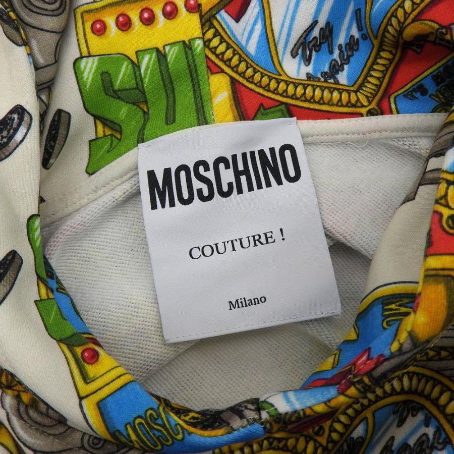 超美品 モスキーノ Moschino Couture 19年秋冬商品 キャンプ スロットマシーン柄 フーデット ワンピース パーカー 36 レディース 19aw 2597 Withtrading 通販 Yahoo ショッピング