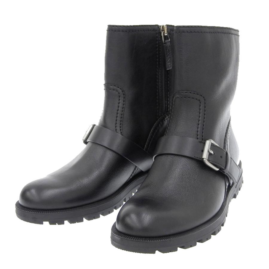 未使用 グッチ Gucci 箱付 16年商品 レザー ショート エンジニアブーツ 35 1 2 22 5cm レディース ワークブーツ 黒 Withtrading 通販 Yahoo ショッピング