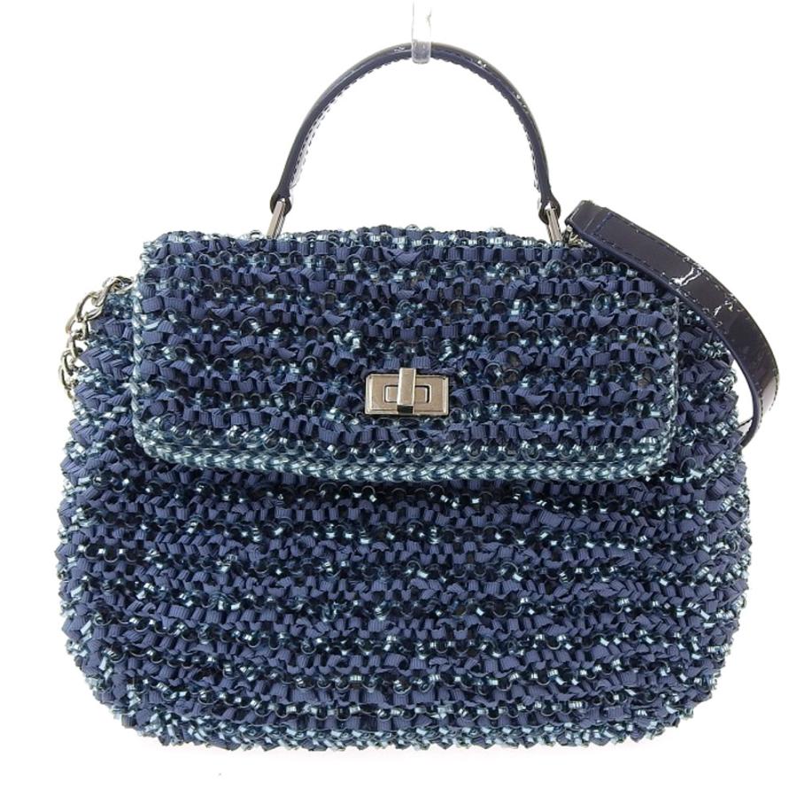 美品 アンテプリマ 15年秋冬商品 Lucchetto G ルッケット サファイア ショルダー レディースファッション Pb16sej3a2 サファイア ワイヤーバッグ ケリー Withtrading ショルダー 2way 格安ショップ