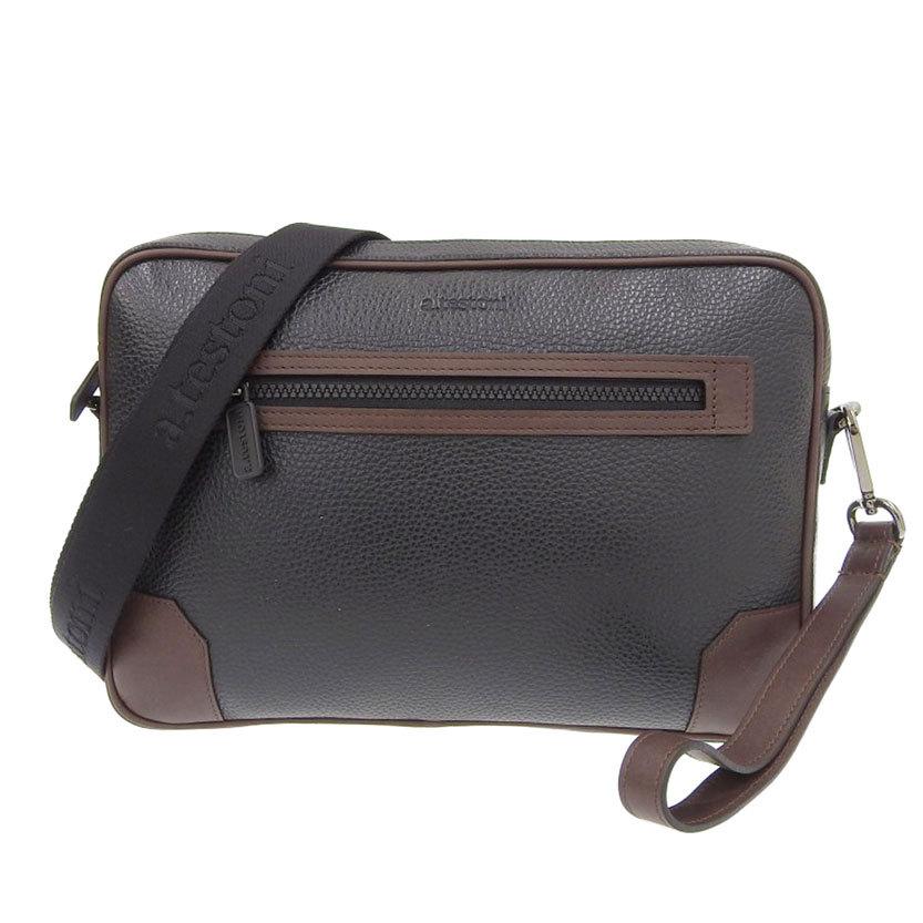 買う の が 安い 未使用 ア テストーニ A Testoni タグ付 現行タグ レザー 2way ショルダーバッグ メンズ 黒 茶 定価500円 Bu クラッチ 受注製作 Www Superavila Com