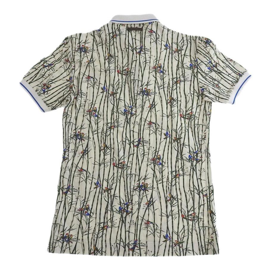 通販 高島屋 超美品 ドルチェ ガッバーナ Dolce Gabbana 16年商品 花鳥風月 ポロシャツ 44 メンズ G8fx3t 16ss セールスショップ Www Superavila Com