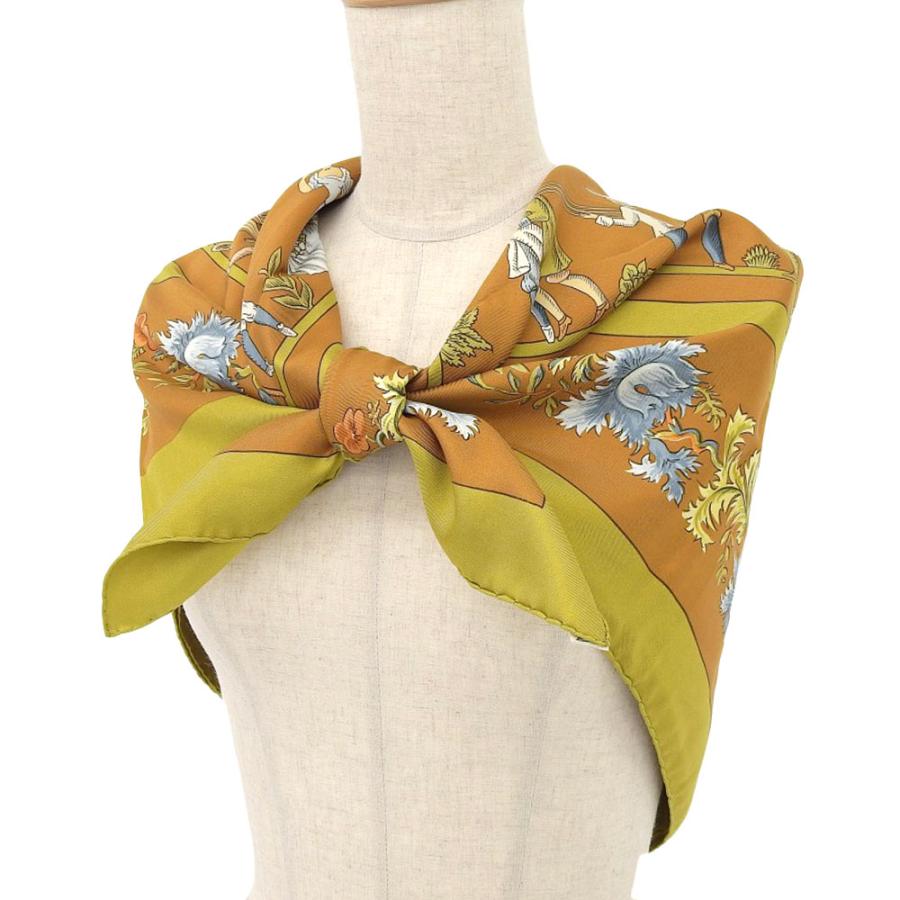 超美品 エルメス Hermes 1960年代フランス製 Les Jardiniers du 超美品 エルメス Hermes 1960年代フランス製 Les Jardiniers du
