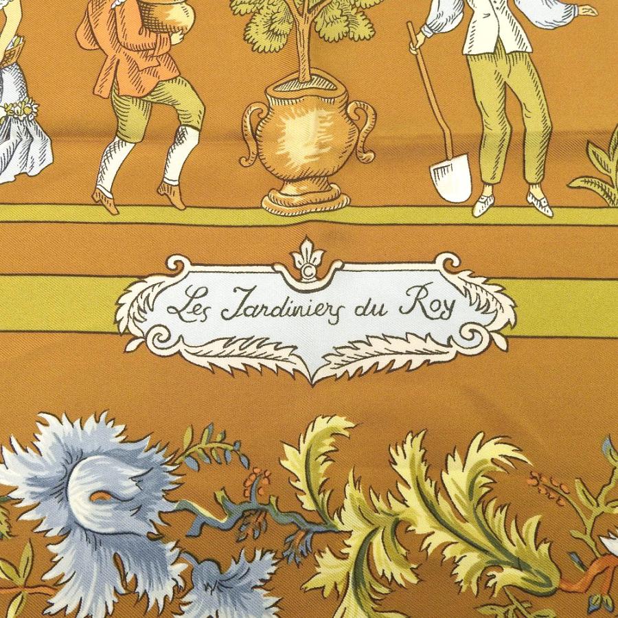 超美品 エルメス Hermes 1960年代フランス製 Les Jardiniers du 超美品 エルメス Hermes 1960年代フランス製 Les Jardiniers du