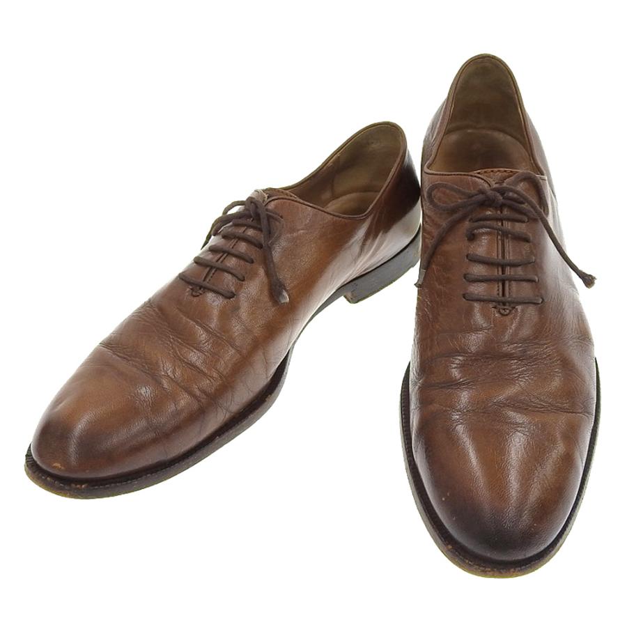 良品 グッチ GUCCI 217582 レアアイテム トナカイレザー レースアップ