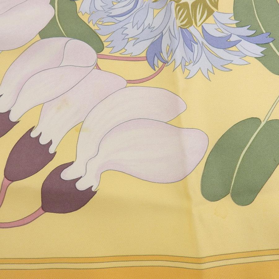 超美品 エルメス HERMES 1983年商品 Flora Graeca ギリシャの花 カレ90 
