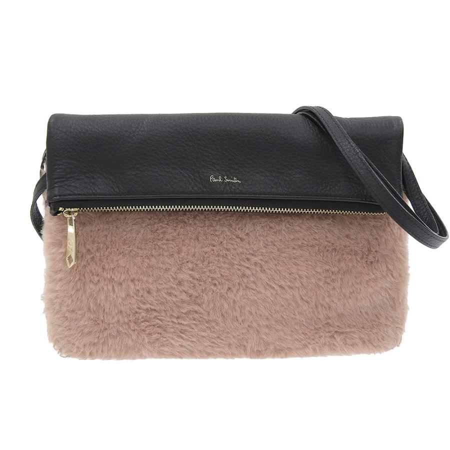 超美品 ポールスミス Paul smith フォルドオーバー レザー