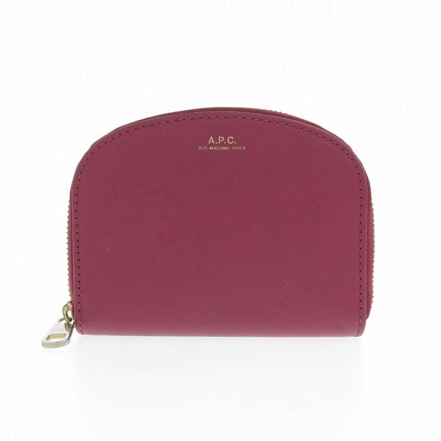 美品 A.P.C アーペーセー 現行販売商品 Demi-Lune サフィアーノレザー 