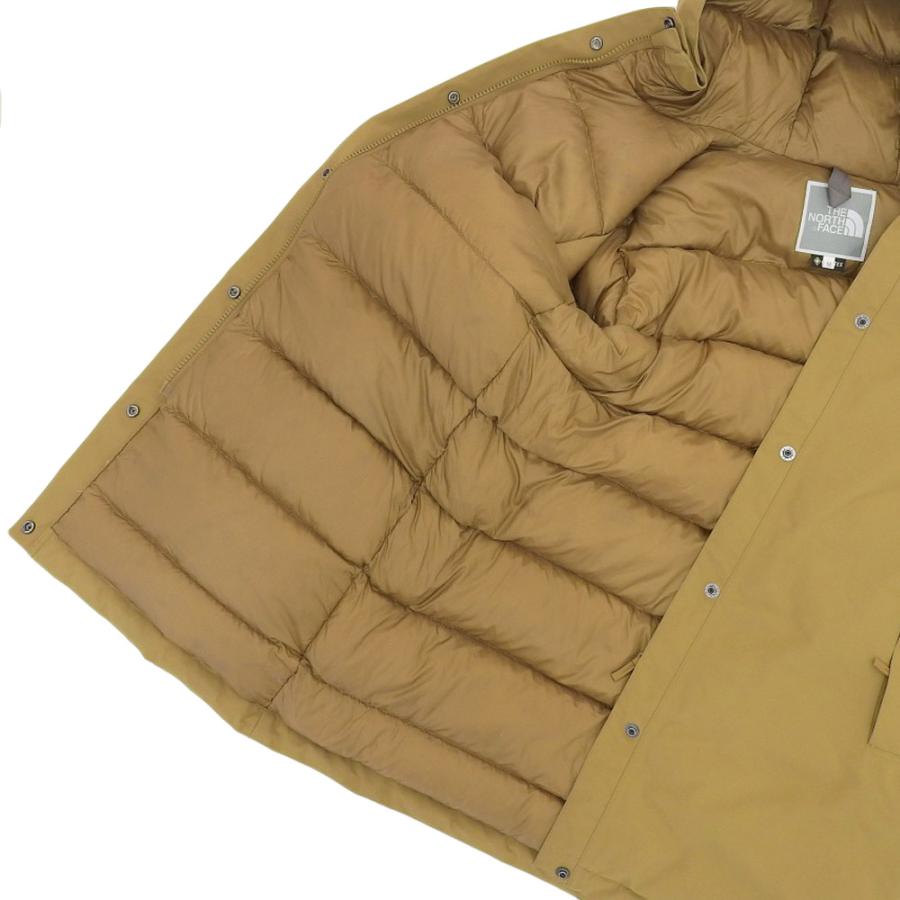 超美品 ノースフェイス 現行ロゴ マカルダウンコート ベージュ M 