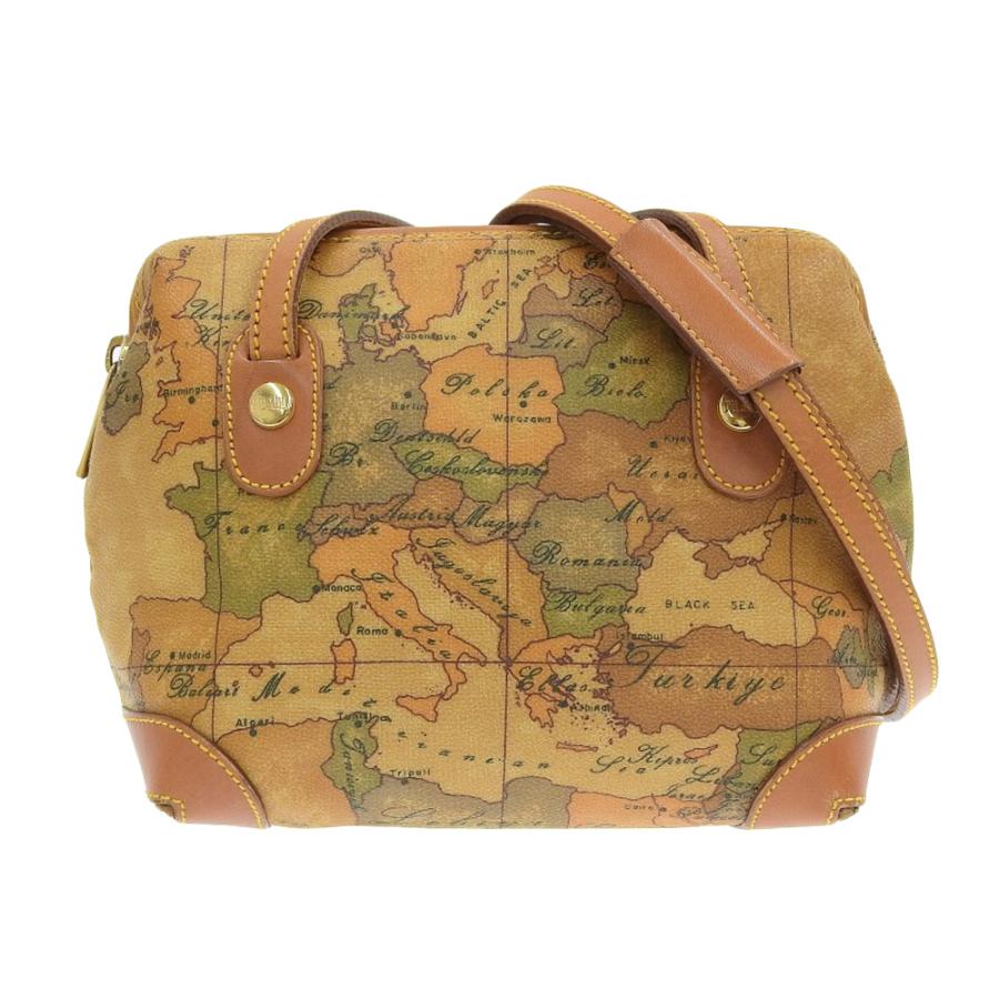 PRIMA CLASSE 超美品 プリマクラッセ 世界地図 ミニボストン型  