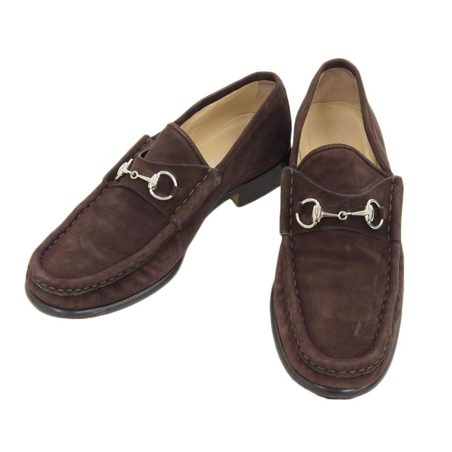 超美品 グッチ GUCCI 90年代ヴィンテージ シルバー金具 スエードレザー  