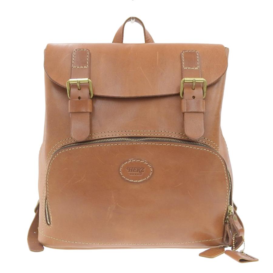 超美品 ヘルツ HERZ 廃盤品 ハードレザー ベーシック二本ベルト