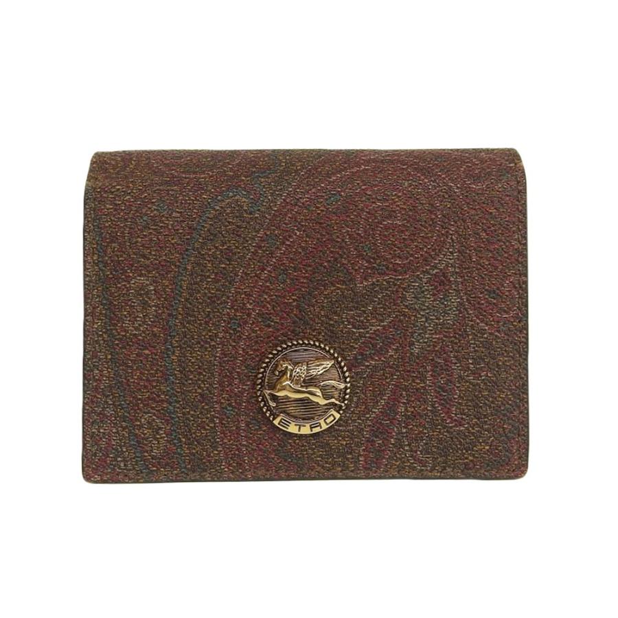 未使用箱付 エトロ ETRO 現行品 ペイズリー ぺガソ ゴールド ペガサス  