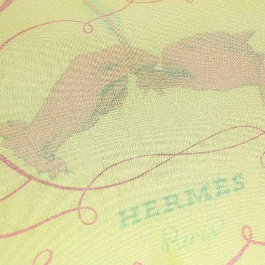 未使用 箱付 エルメス HERMES 現行タグ LART DECRIRE 書の芸術 カレ90 シルク スカーフ ストール メンズ レディース