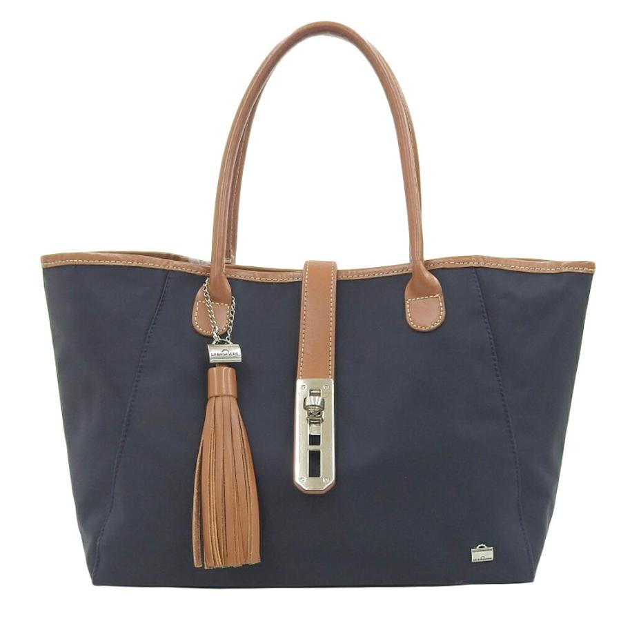 LA BAGAGERIE（ラバガジェリー） 美品 現行タグ レザー ナイロン 