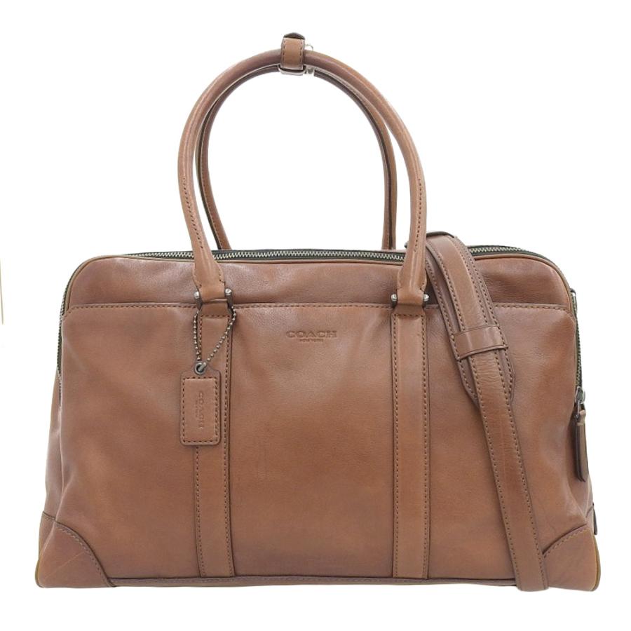 超美品 コーチ COACH 現行ロゴ 71401 オール レザー 2way ショルダー 