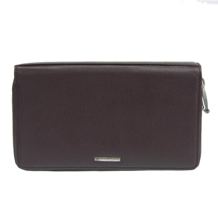 未使用 ゼニア Ermenegildo Zegna 現行タグ ダブルジップ ラウンド 