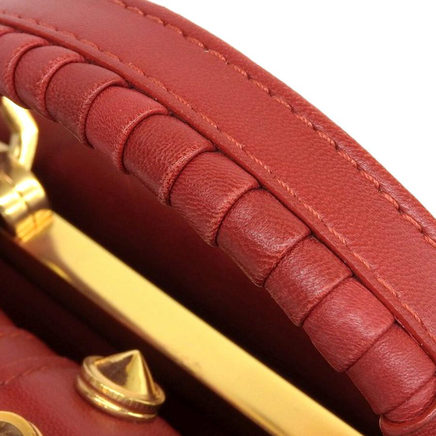 超美品 パウラカデマルトーリ 現行タグ FAYE 2way レザー トップ 