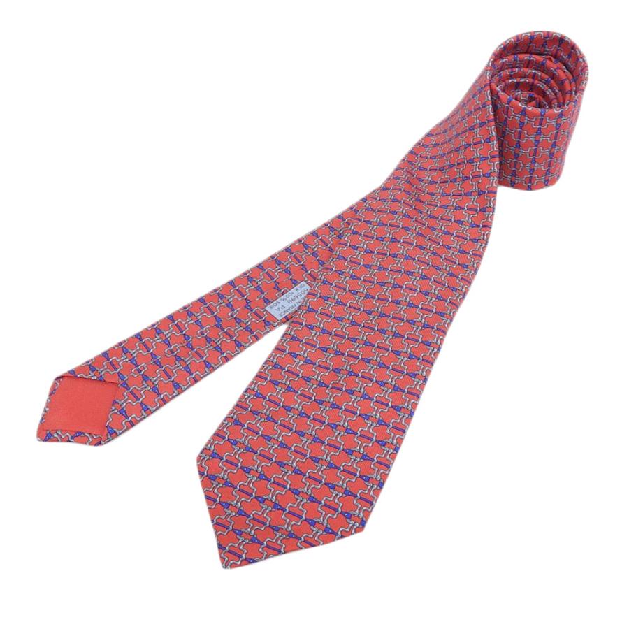 未使用 タグ付 エルメス HERMES 現行販売商品 605698 馬具柄 シルク100 