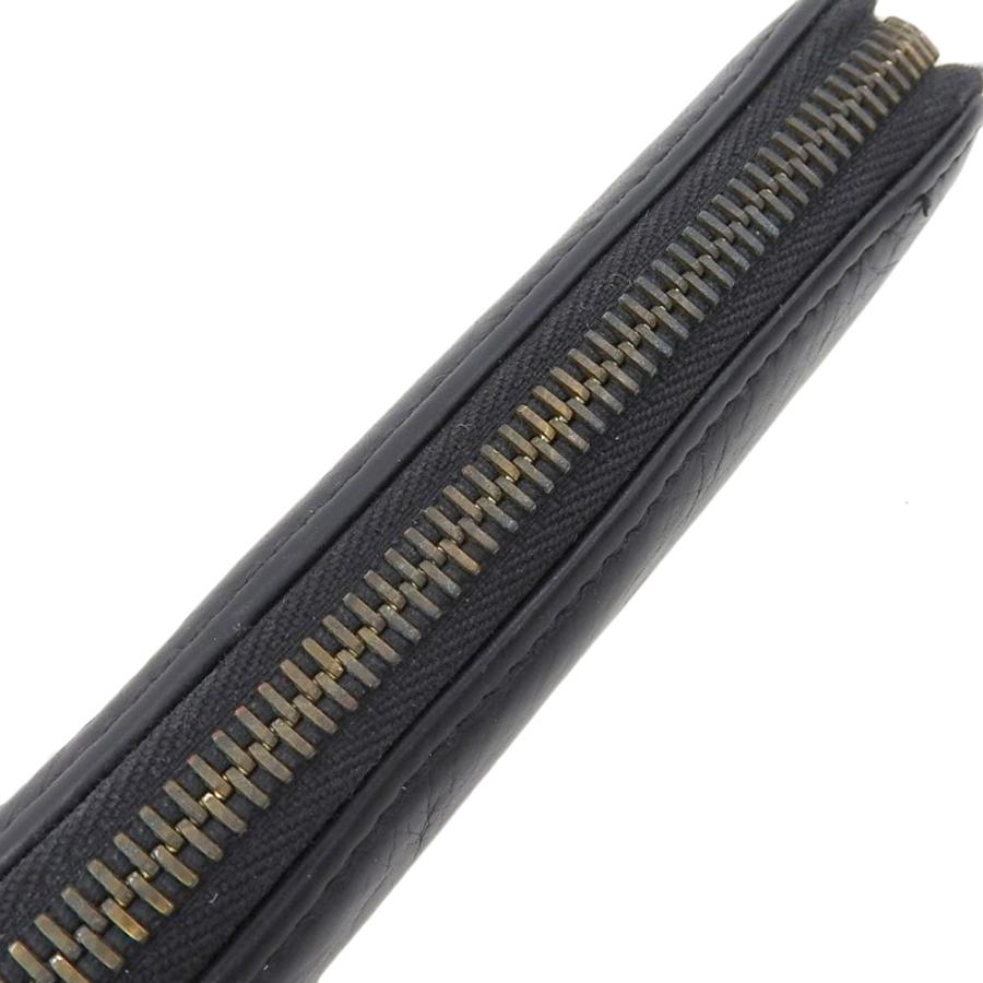 美品 箱付 マルベリー MULBERRY レザー ラウンドジップ ロング