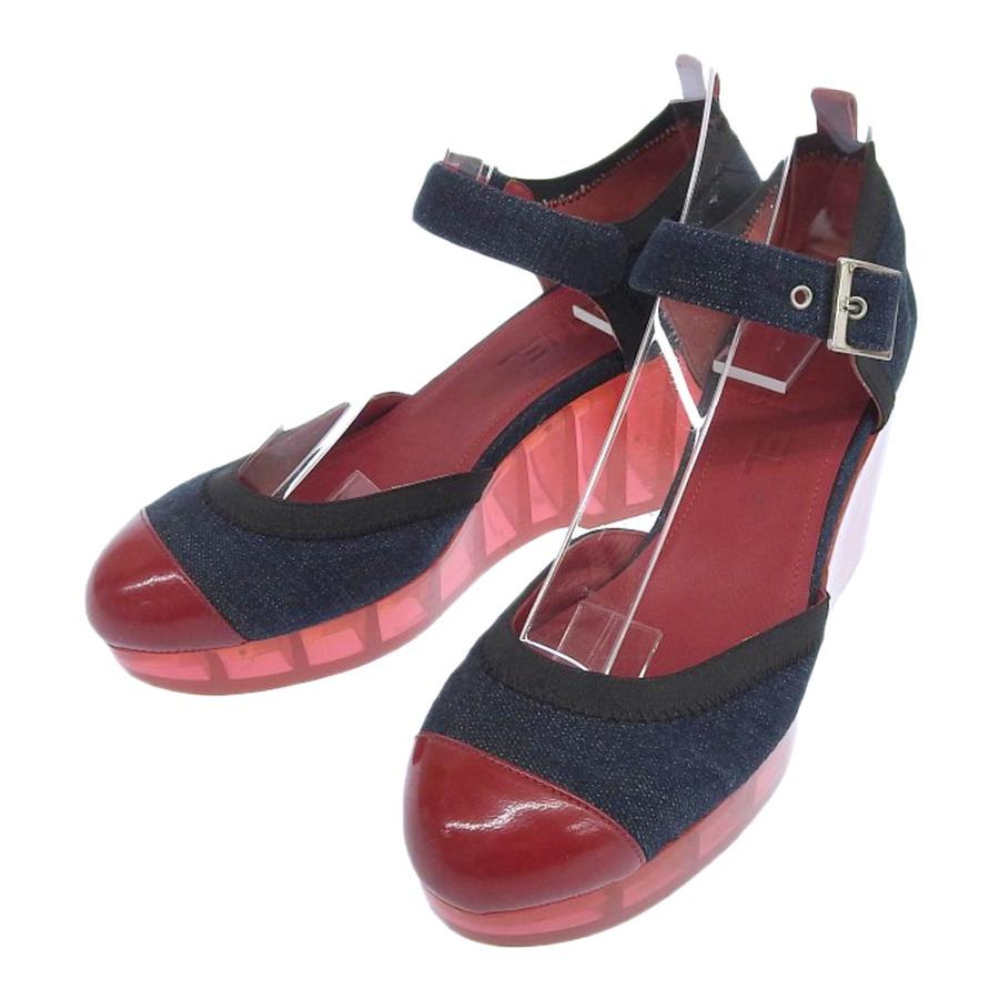 CHANEL（シャネル） 美品 現行ロゴ イタリア製 ココマーク刺繍 デニム