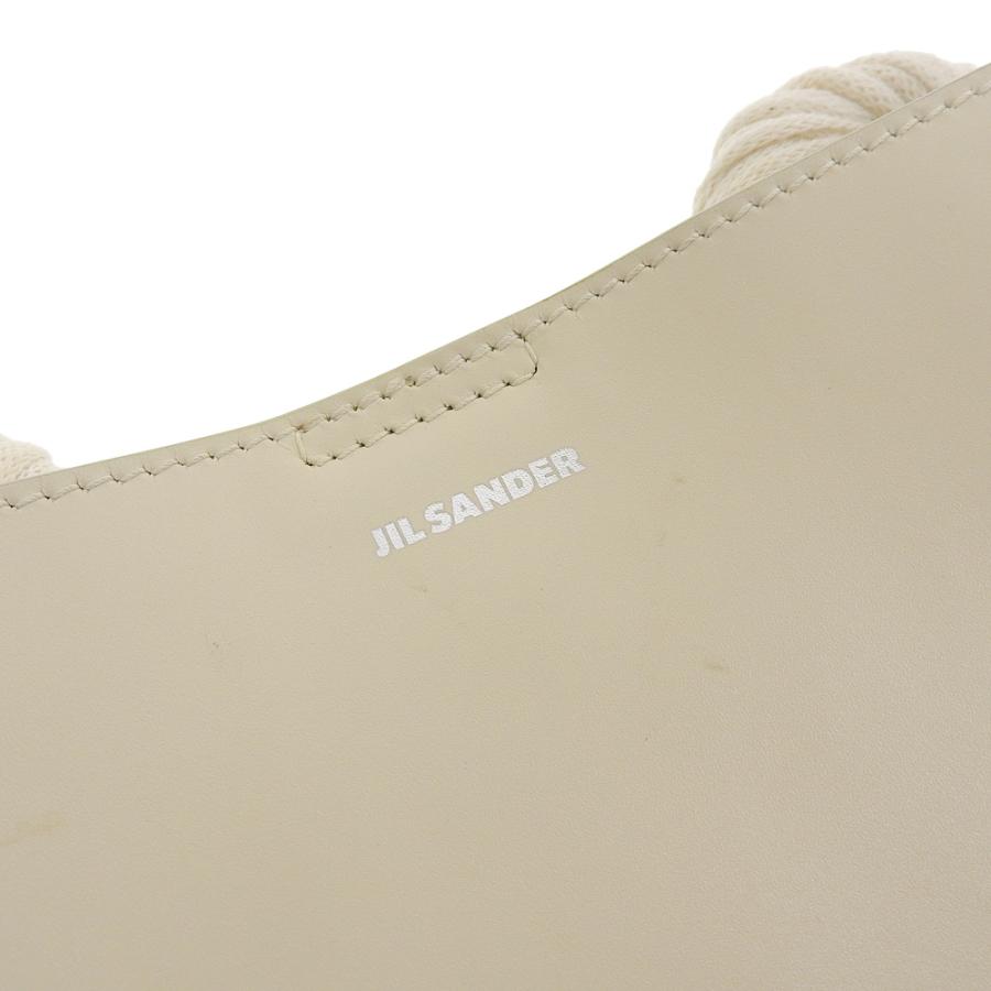 超美品 ジルサンダー JIL SANDER 2019年商品 タングル フリンジ レザー ショルダーバッグ ベージュ レディース 定価99000円 超美品 ジルサンダー JIL SANDER 2019年商品 タングル フリンジ レザー