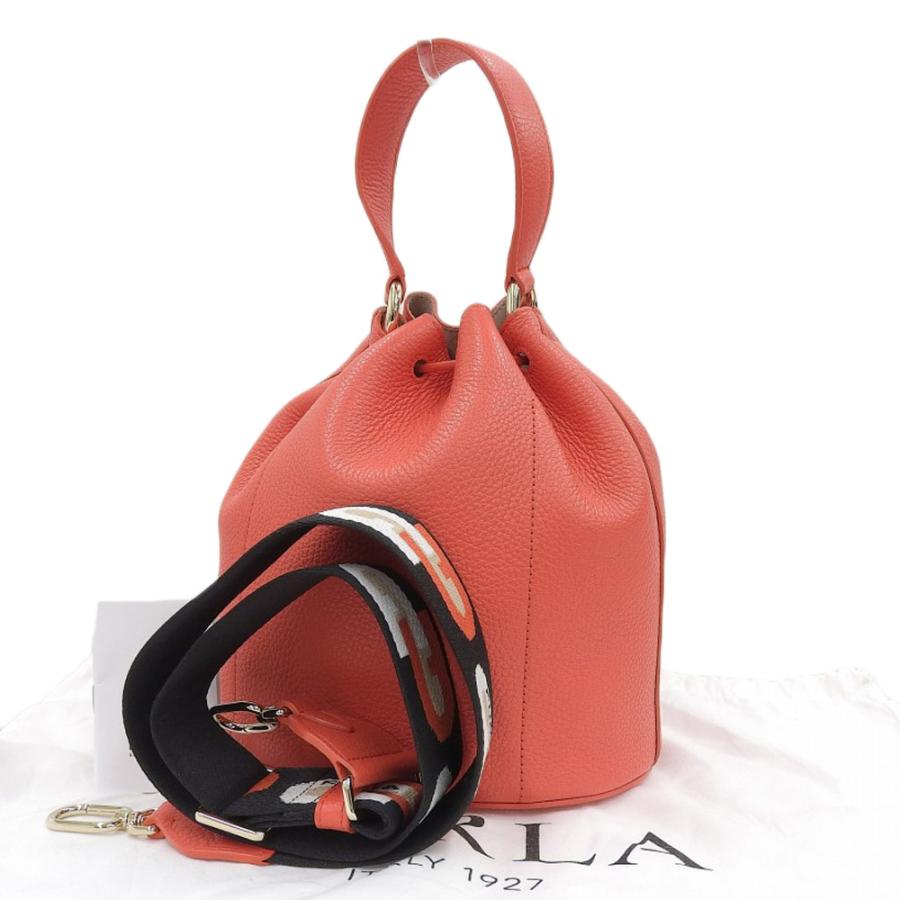 未使用 フルラ FURLA 現行販売商品 SLEEK S Fuoco H ドローストリング 