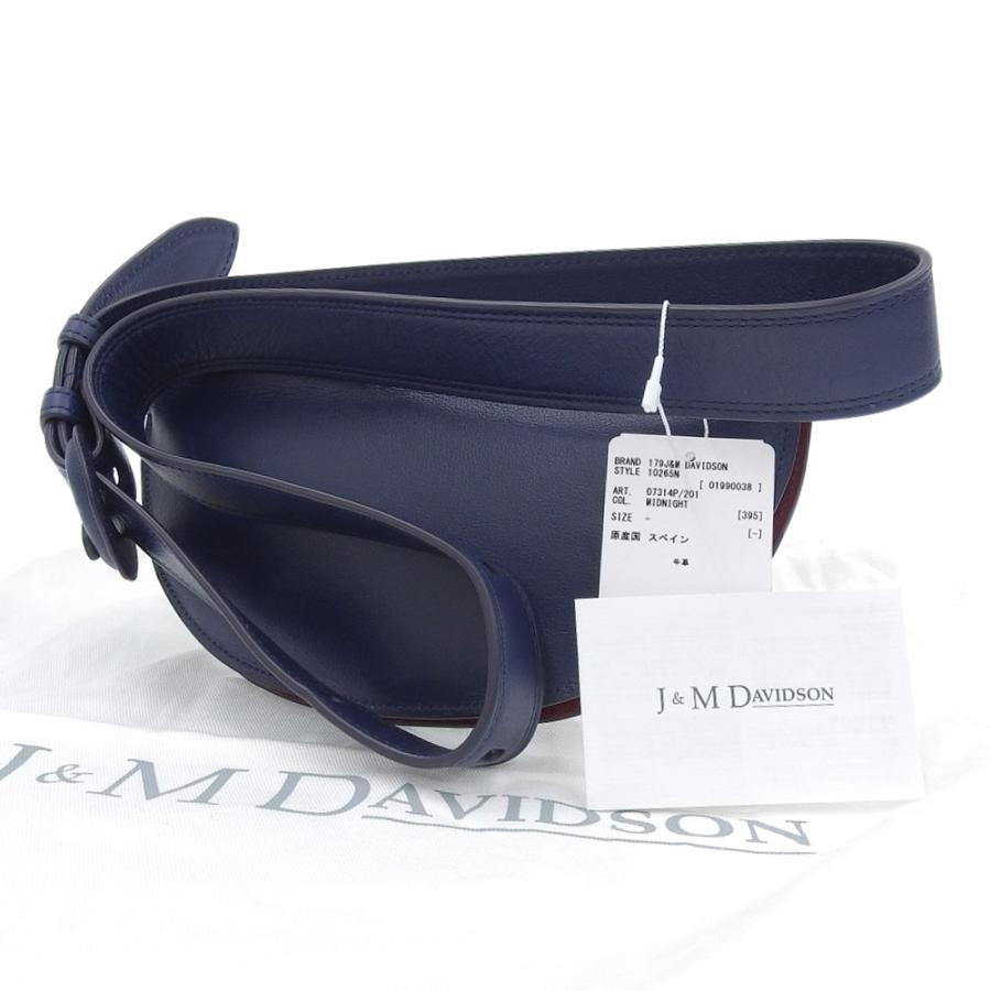 未使用 タグ付 J&M Davidson デヴィッドソン 2020年商品 レザー ベルト 
