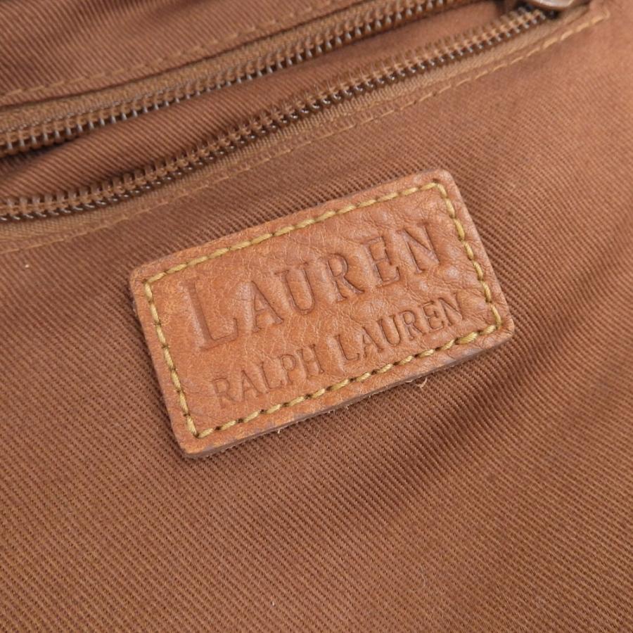 未使用 RLL ラルフローレン RALPH LAUREN 現行ロゴ あぶみ金具 レザー 