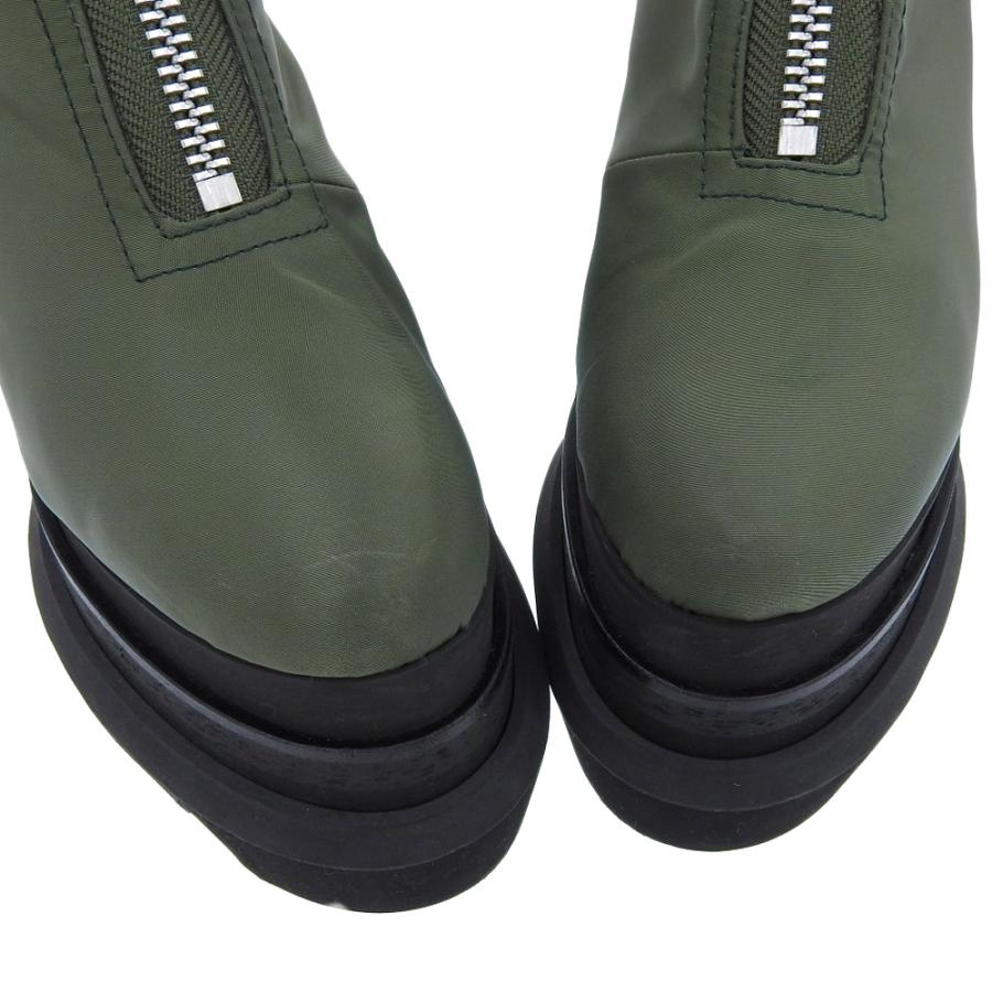 ほぼ未使用】sacai サカイ ハラコ ヒョウ柄 ブーツ 38 Sacai