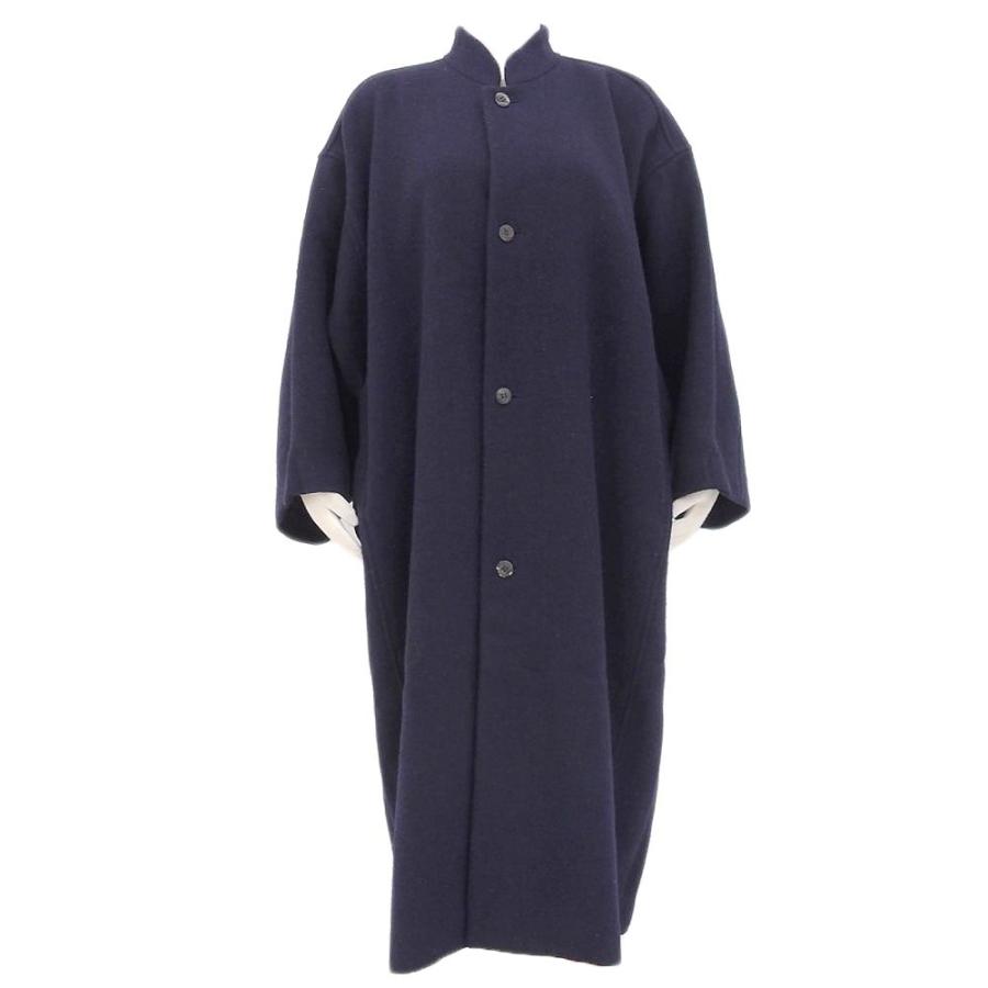 美品 ヨーガンレール ウールツイード ドロップショルダー オーバー  