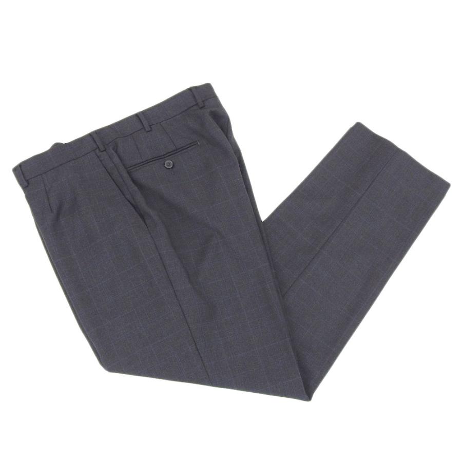 超美品 ゼニア Ermenegildo Zegna TROFEO黒タグ 221224 チェック 