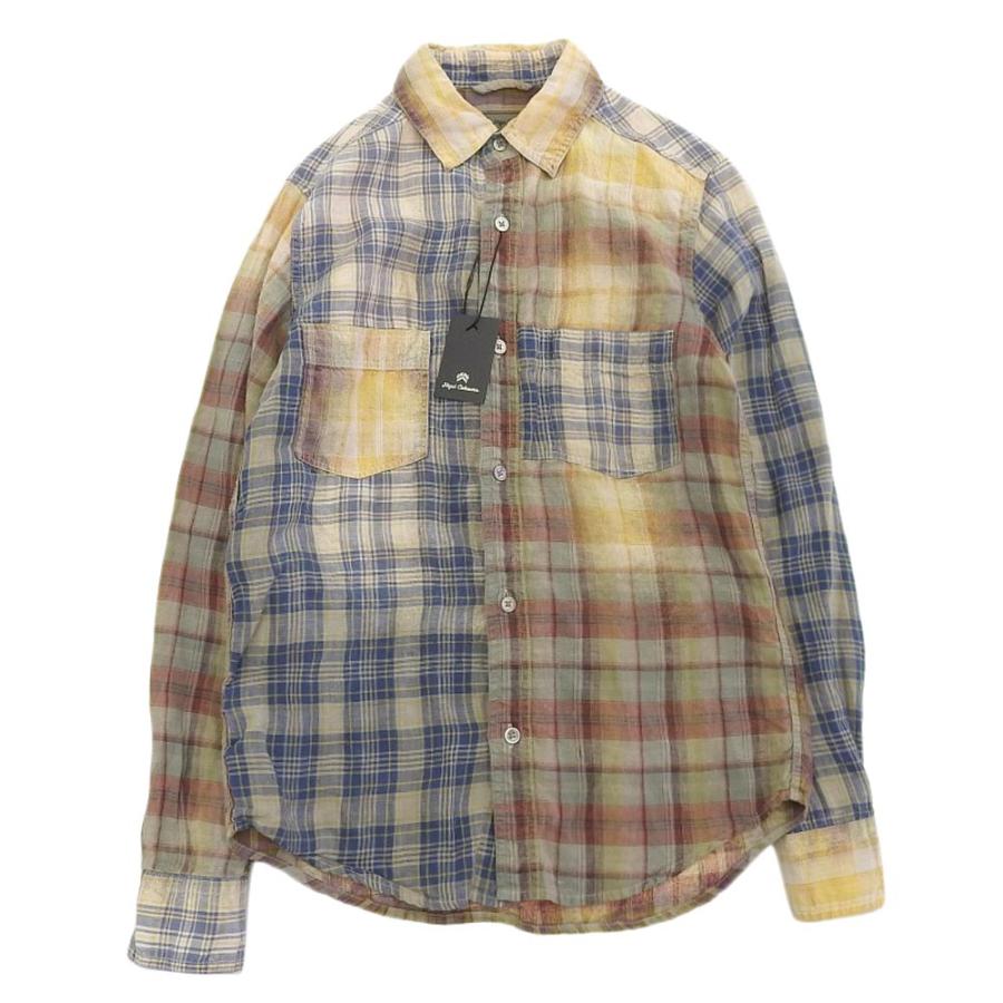 未使用 タグ付 ナイジェルケーボン 現行タグ リネン100% ヴィンテージ  