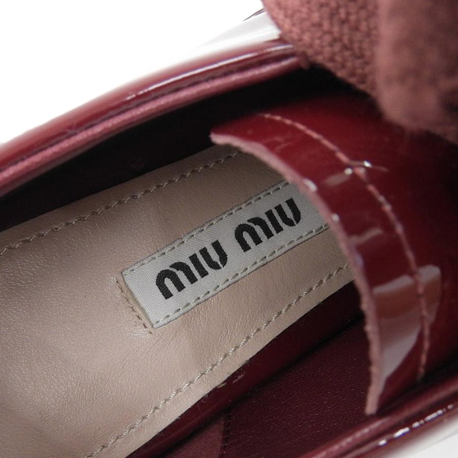 miu 未使用箱付 ミュウミュウ miumiu 2019年 5E872C パテント miu 未使用箱付 ミュウミュウ miumiu 2019年 5E872C パテント