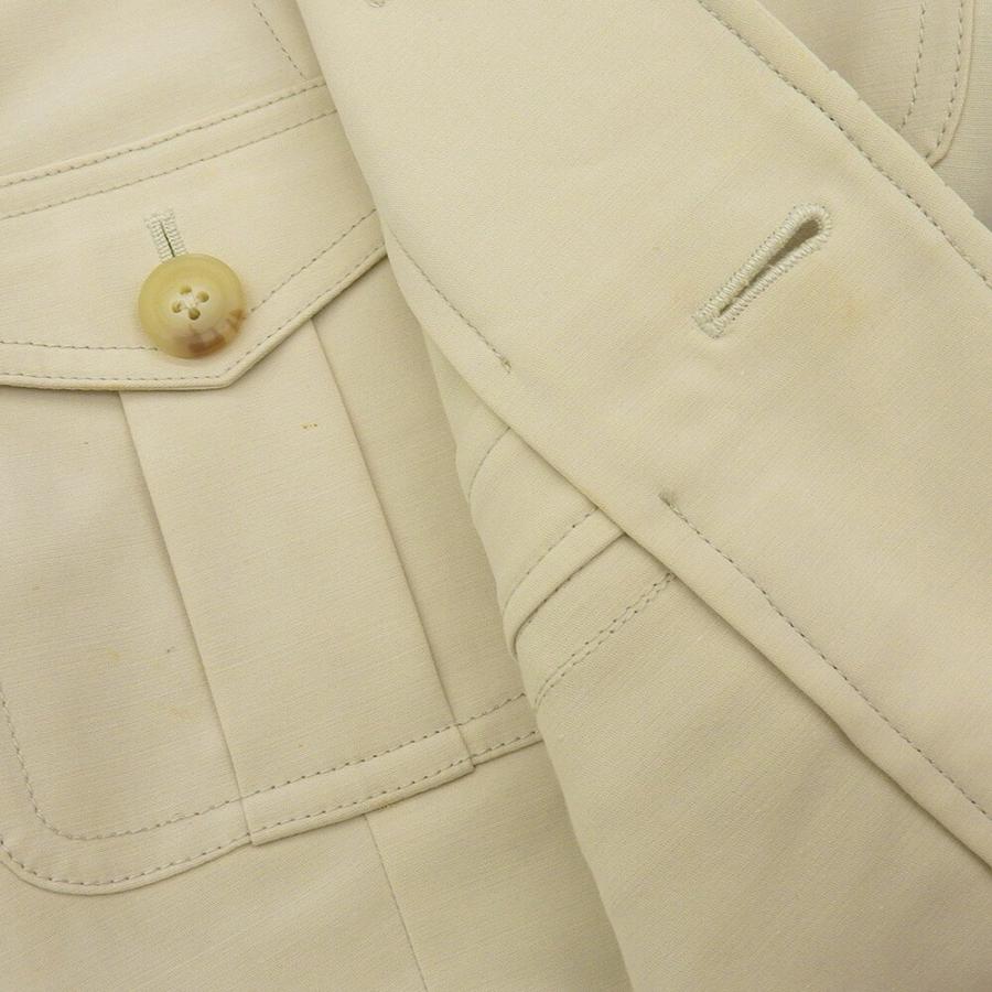 【未使用タグ付き】Ralph Lauren サファリジャケット　ホワイト 美品☆ラルフローレン ベルテッド サファリシャツジャケット 白 L