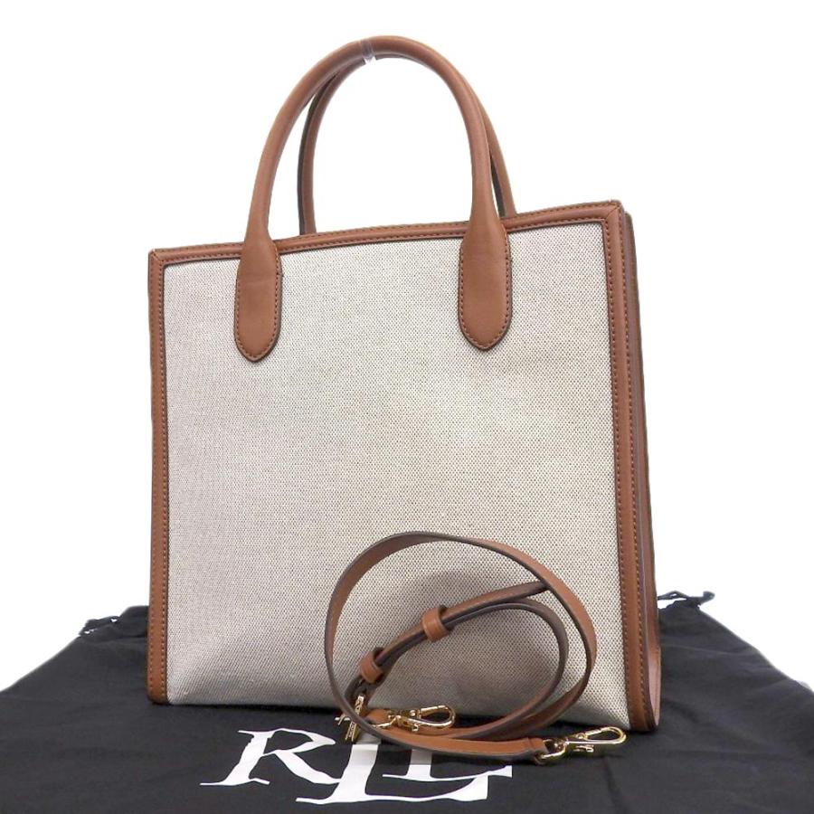 未使用 ラルフローレン 現行販売商品 symone ラージ RL飾り金具 2way 