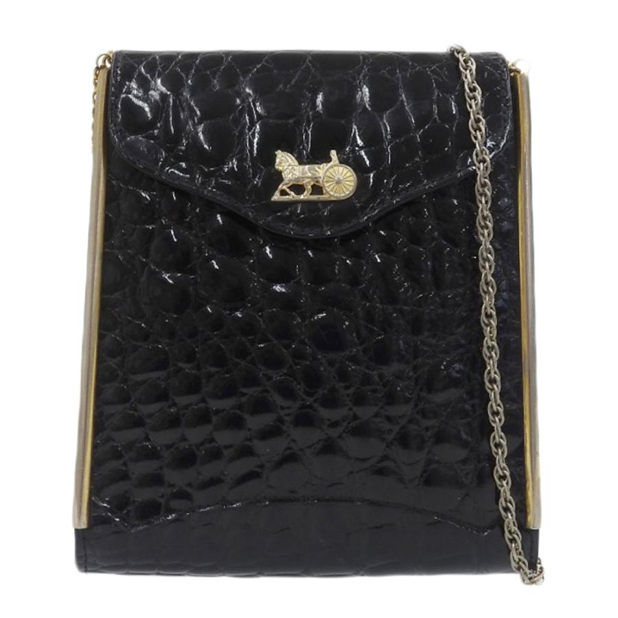 美品 セリーヌ CELINE 70年代 ヴィンテージ 馬車エンブレム 