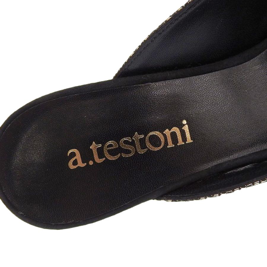 未使用 箱付 ア テストーニ a.testoni 現行販売商品 94658 ゴールド 