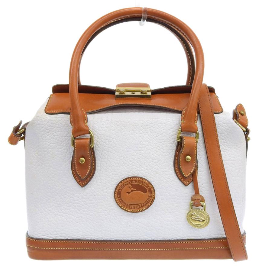 美品Dooney & Bourke ドゥーニー&バーク オールレザー 2WAY 超美品 ドゥーニー＆バーク USA製ヴィンテージ 鍵付き 2way レザー