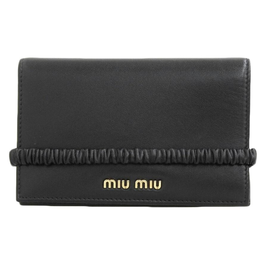 未使用 箱付 ミュウミュウ MIUMIU 2022年商品 5MV024 2DLG ナッパ 