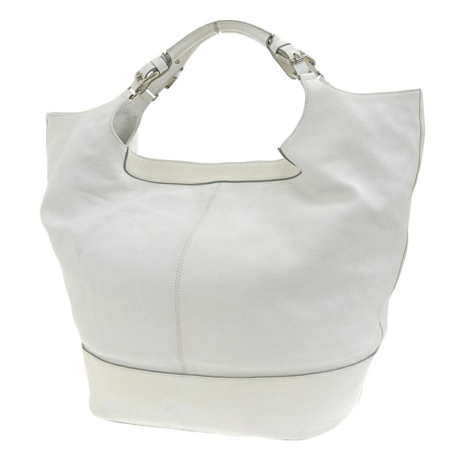 JIL SANDER（ジルサンダー） 美品 現行ロゴ ホワイト レザー