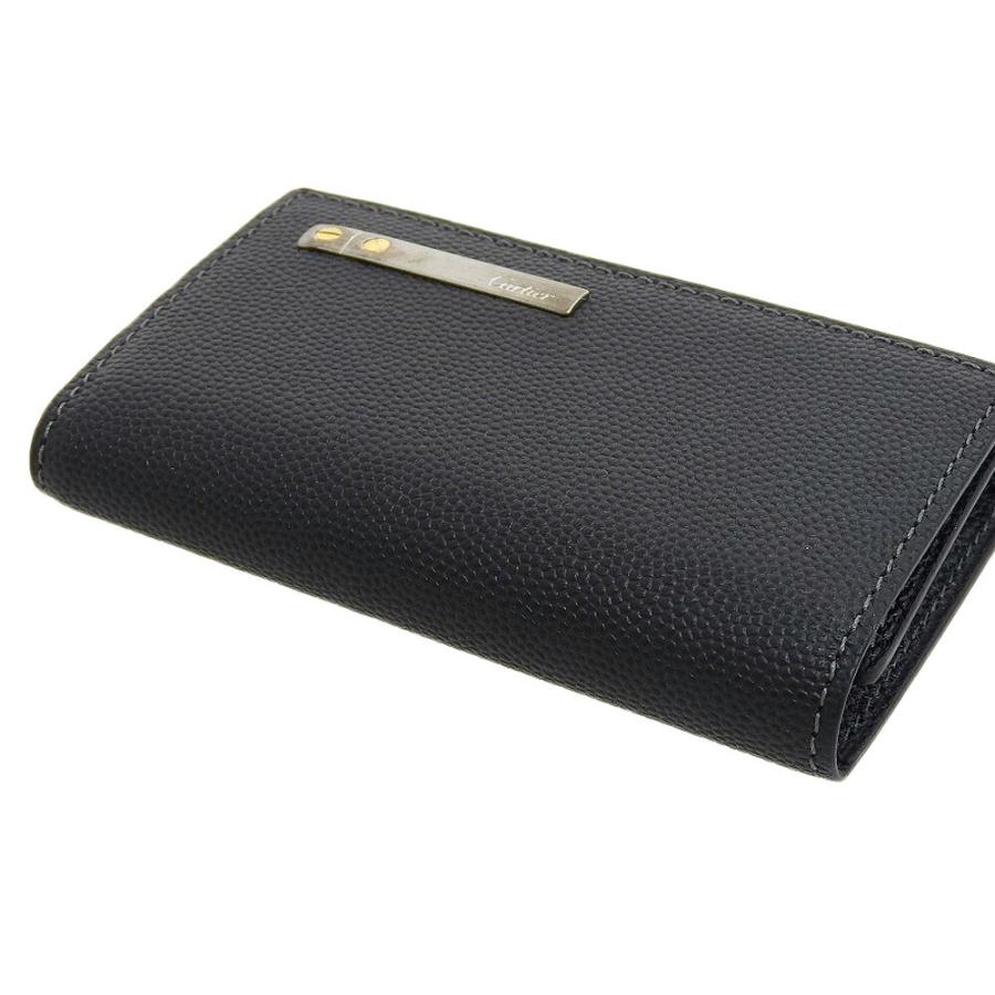 Cartier 未使用 箱付 カルティエ 現行品 サントスドゥ レザー 6連キー 