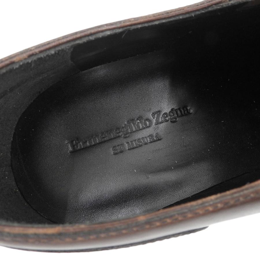 未使用 箱付 ゼニア Ermenegildo Zegna クチュール ウイングチップ 